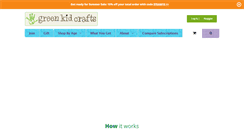 Desktop Screenshot of greenkidcrafts.com